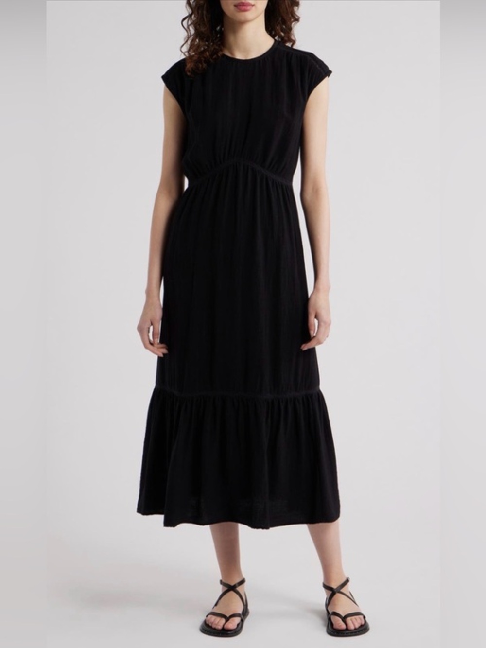 NEW…Treasure & Bond Lace Inset Maci Dress Black